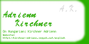 adrienn kirchner business card
